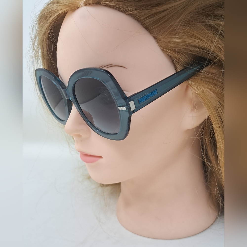 Missoni Women's Sunglasses Dark Green Transparent Butterfly MIS 0048/S 52-21-145 - Picture 11 of 15